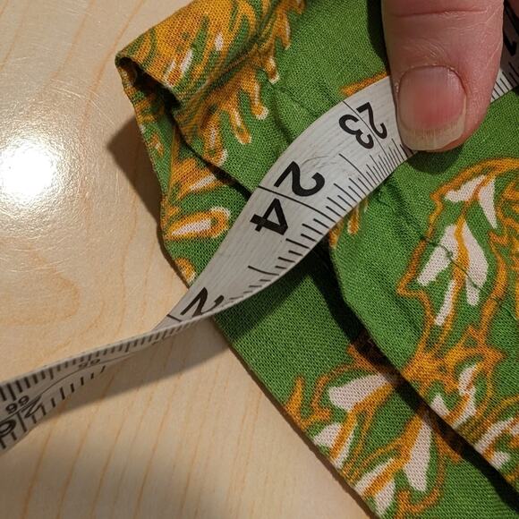 Haute Hippie Yellow and Green Bohemian Palazzo Pants Small - Picture 9 of 9